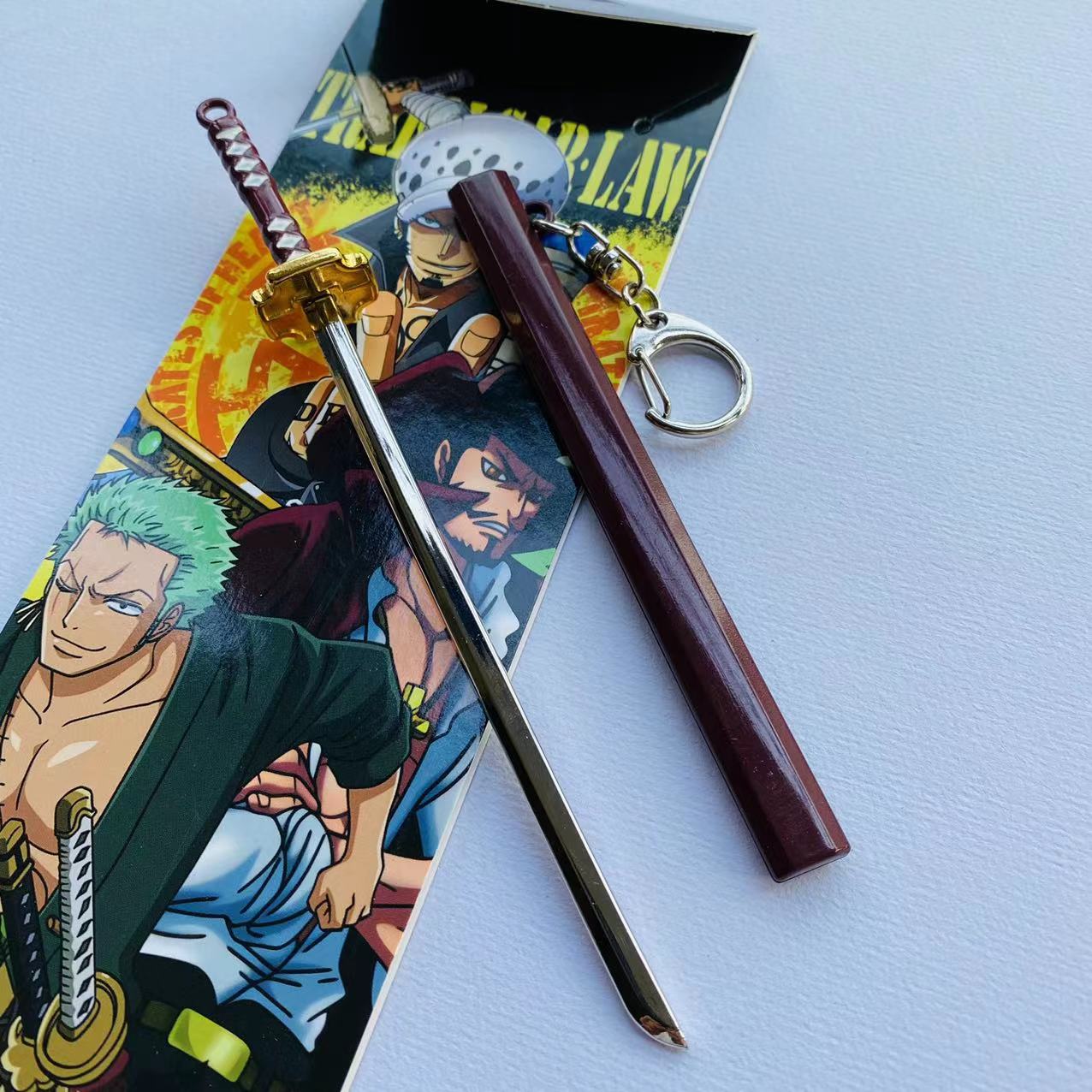 one piece anime keychain