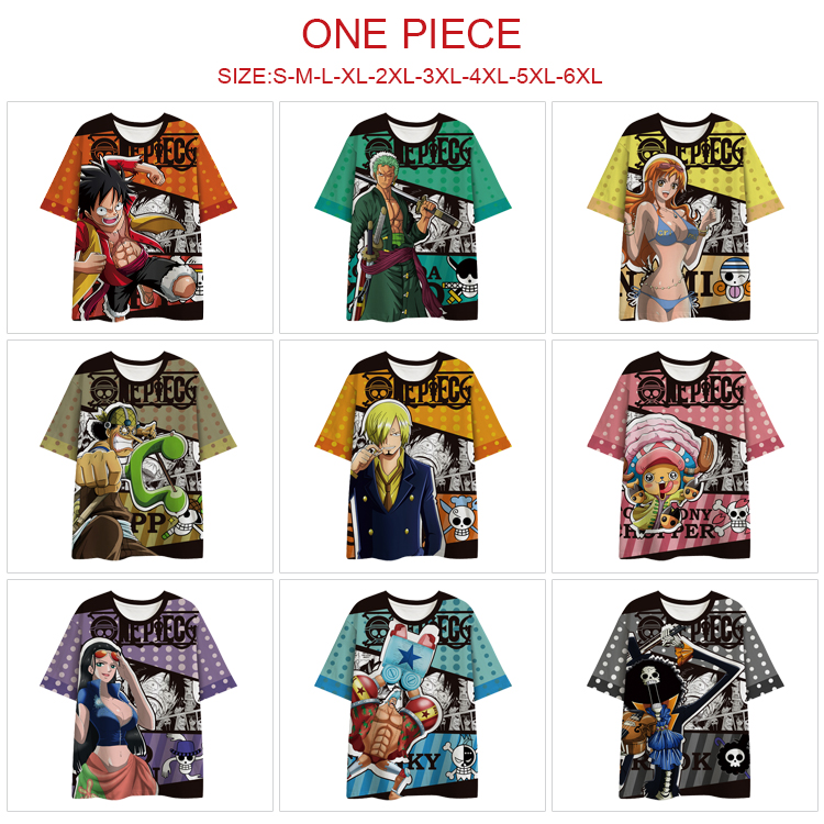 one piece anime T-shirt