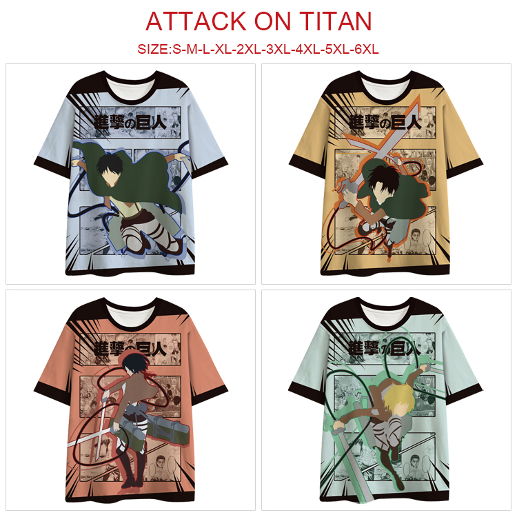 attack on titan anime T-shirt