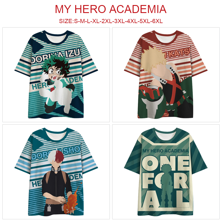 my hero academia anime T-shirt