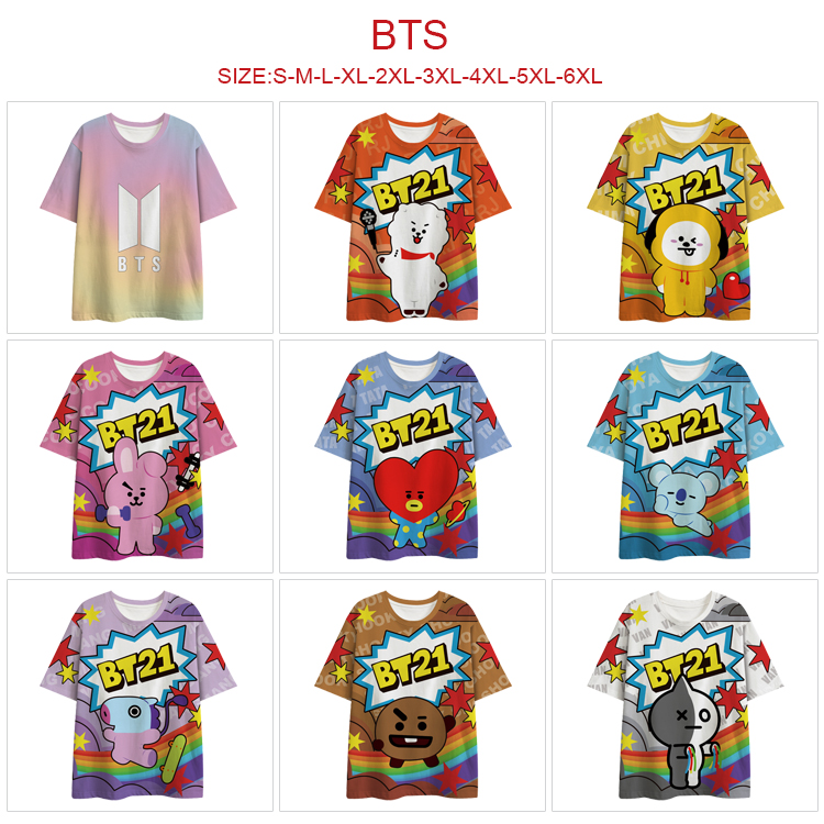 BTS anime T-shirt