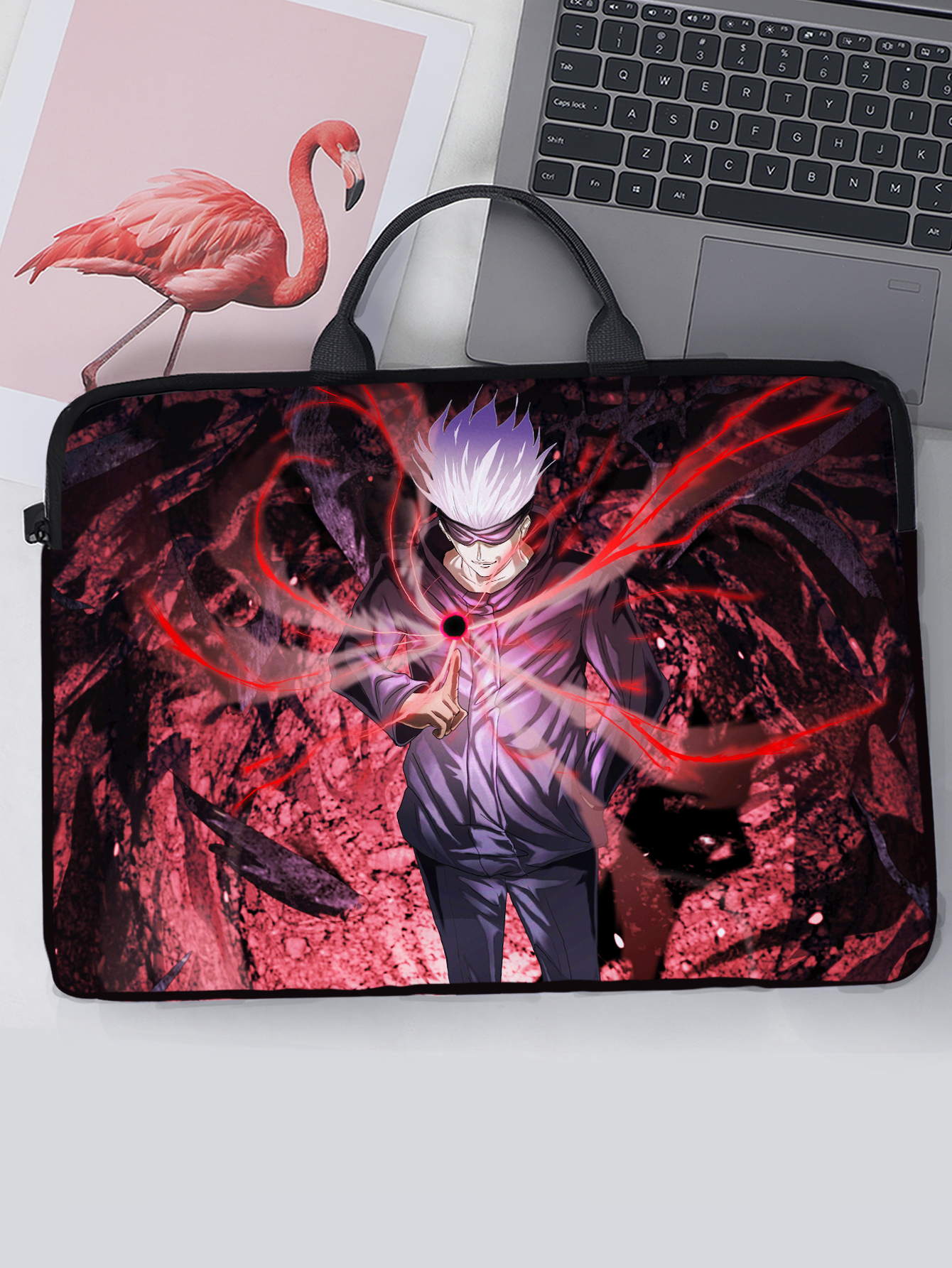 jujutsu kaisen anime laptop with lining