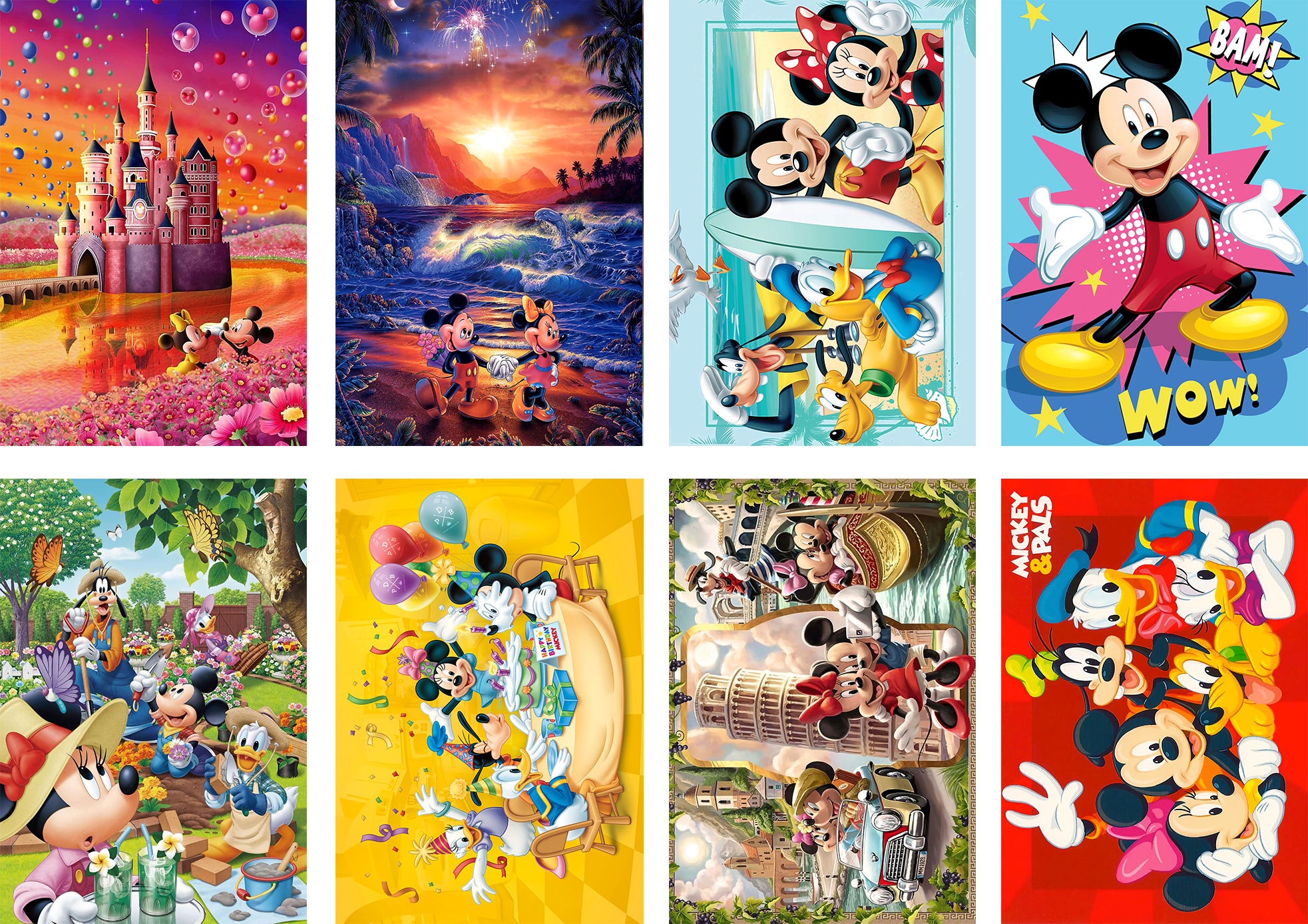 Mickey anime posters price for a set of 8 pcs