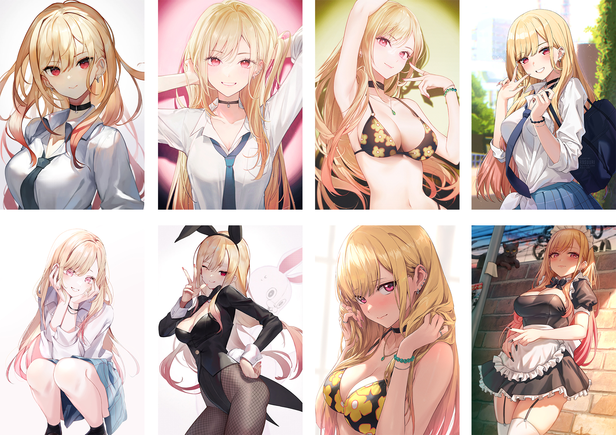 My Dress-Up Darling anime posters price for a set of 8 pcs