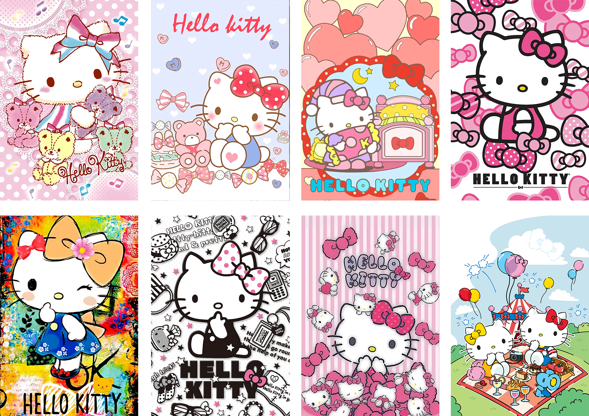 hello kitty anime anime posters price for a set of 8 pcs