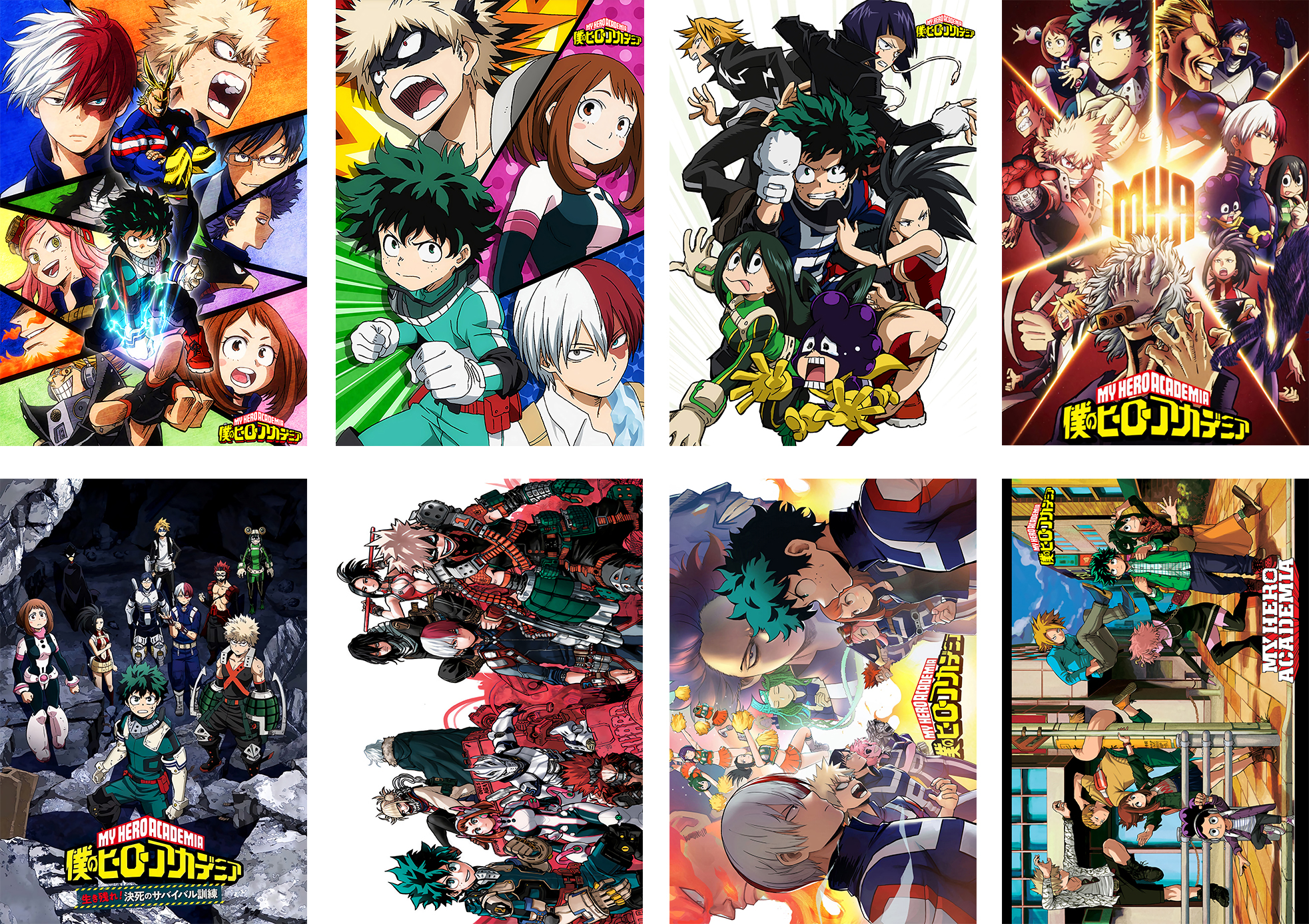 my hero academia anime posters price for a set of 8 pcs