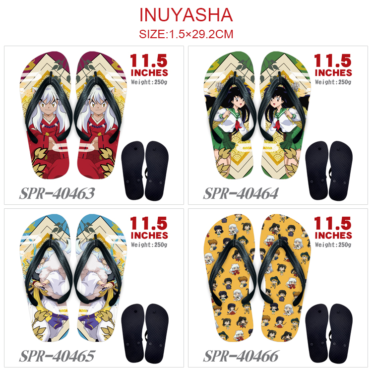 Inuyasha anime flip flops shoes slippers a pair