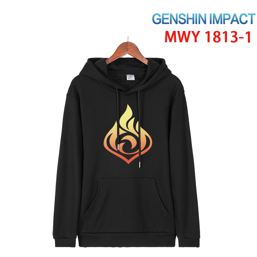 Genshin Impact Noelle anime hoodie