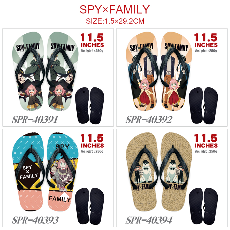 Spy x Family anime flip flops shoes slippers a pair