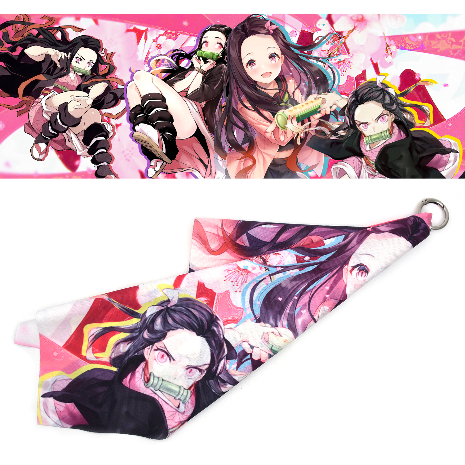 demon slayer kimets anime scarf 60*20cm