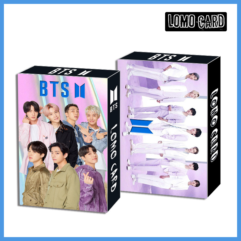 BTS anime lomo cards