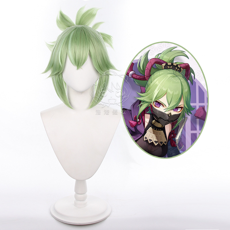 Genshin Impact Noelle anime wig