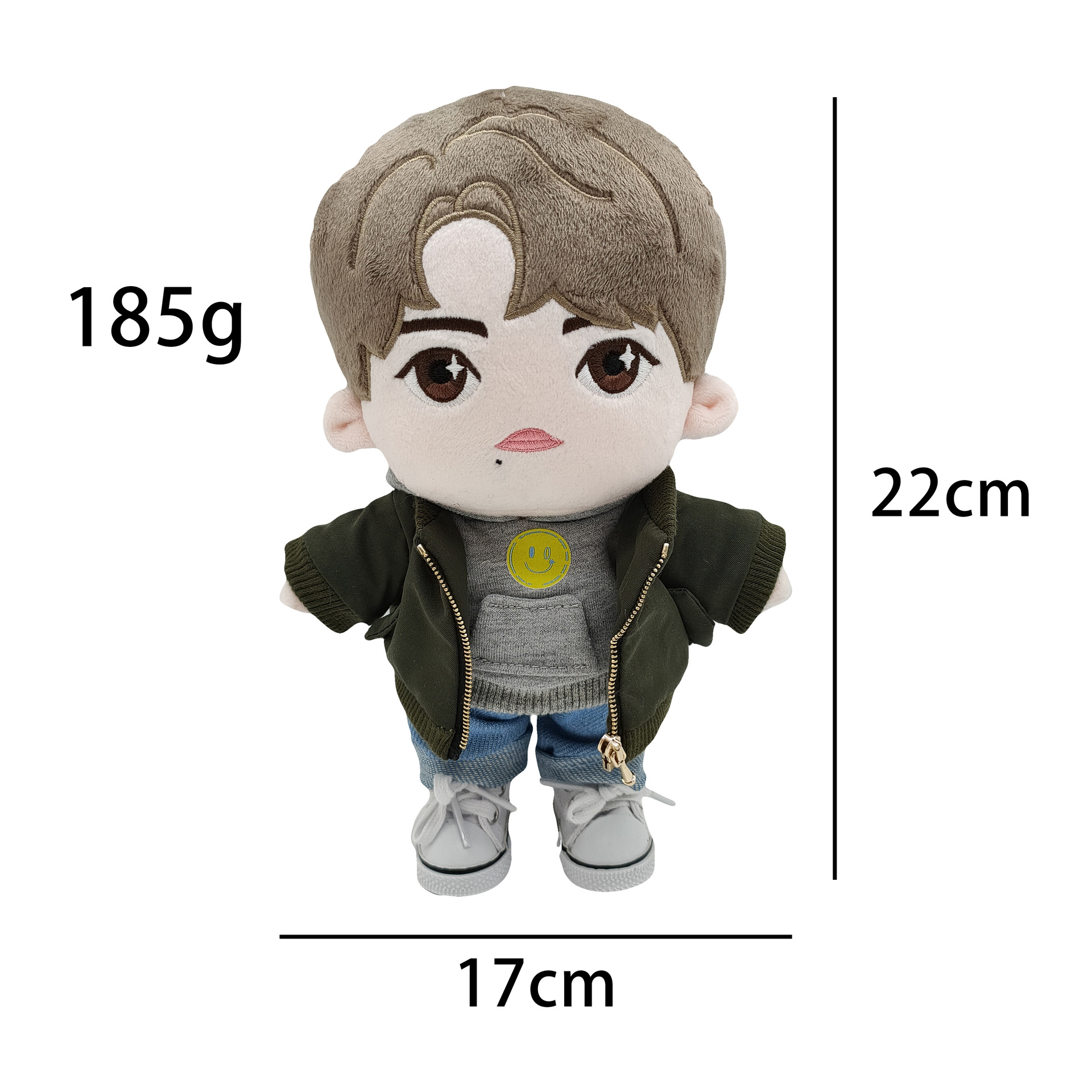 BTS anime plush price for a set of 20 pcs 22cm