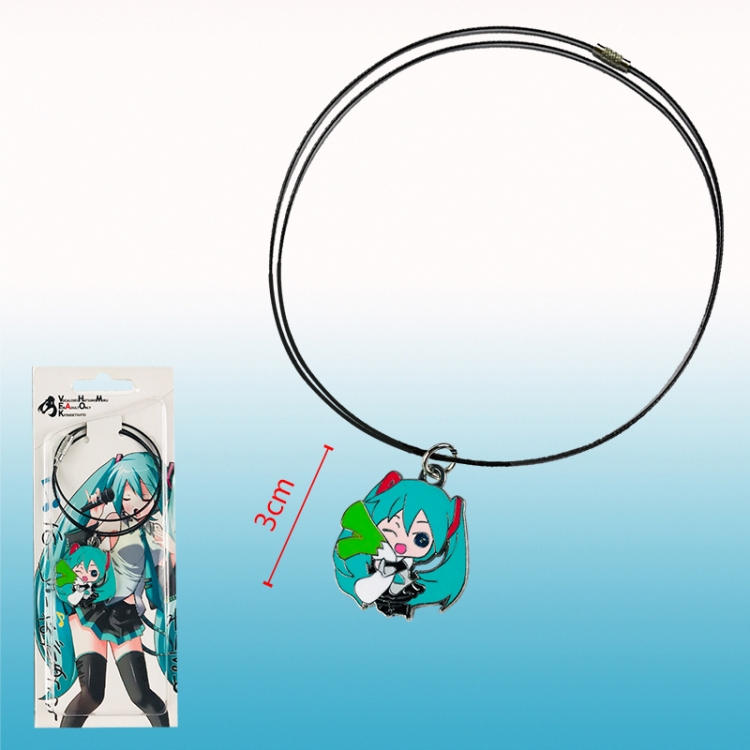 miku hatsune anime necklace