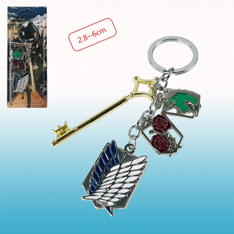 attack on titan anime keychain