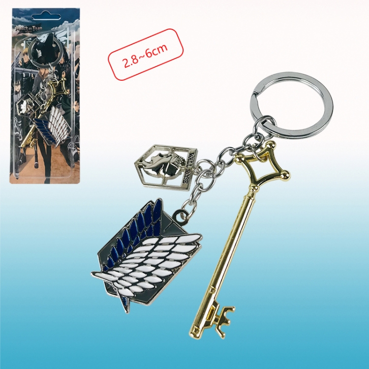 attack on titan anime keychain