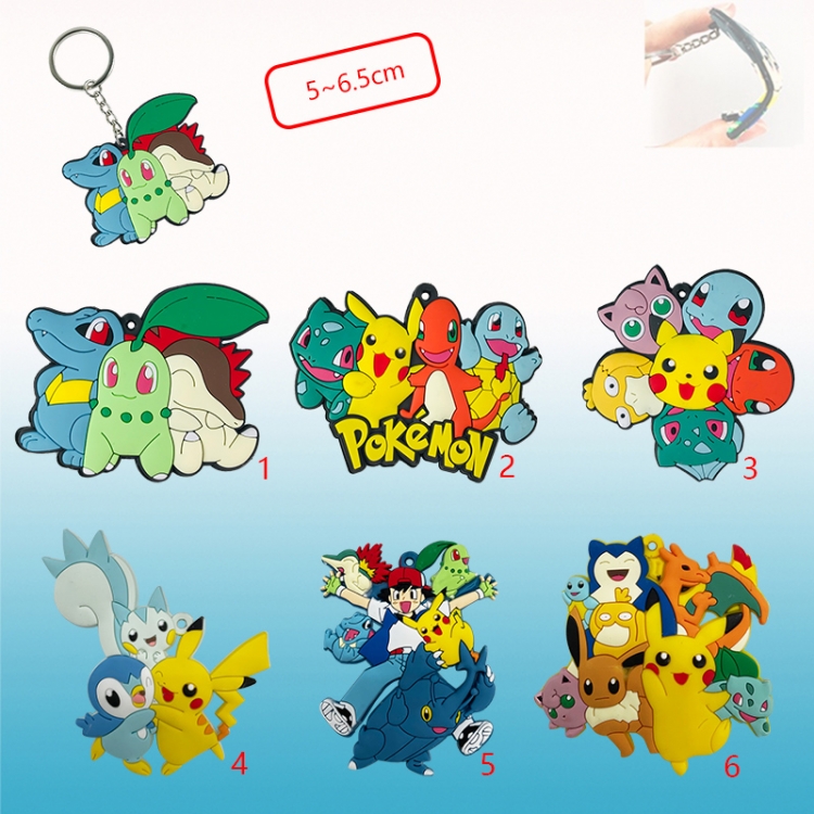 pokemon anime keychain