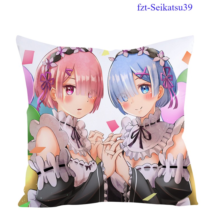 Re:Zero kara Hajimeru Isekatsu anime cushion 45*45cm