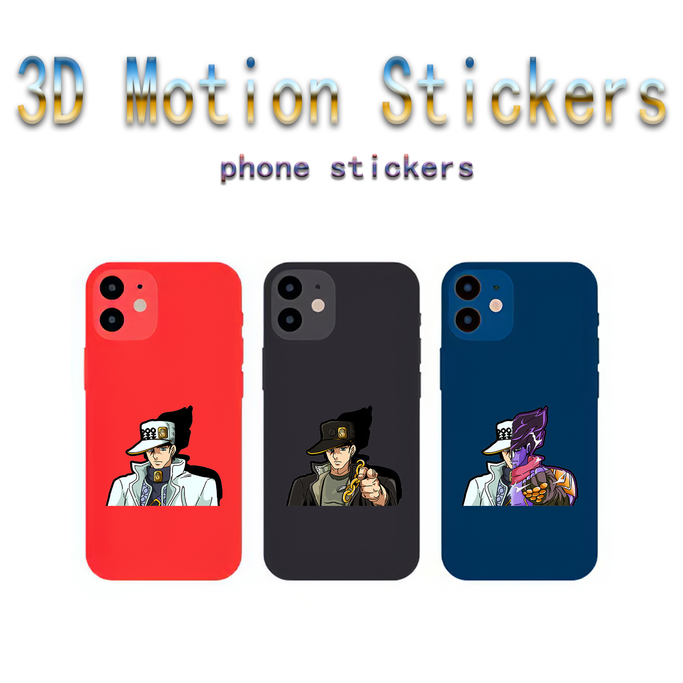 JoJos Bizarre Adventure anime 3d sticker price for 10 pcs