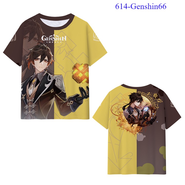Genshin Impact Noelle anime T-shirt