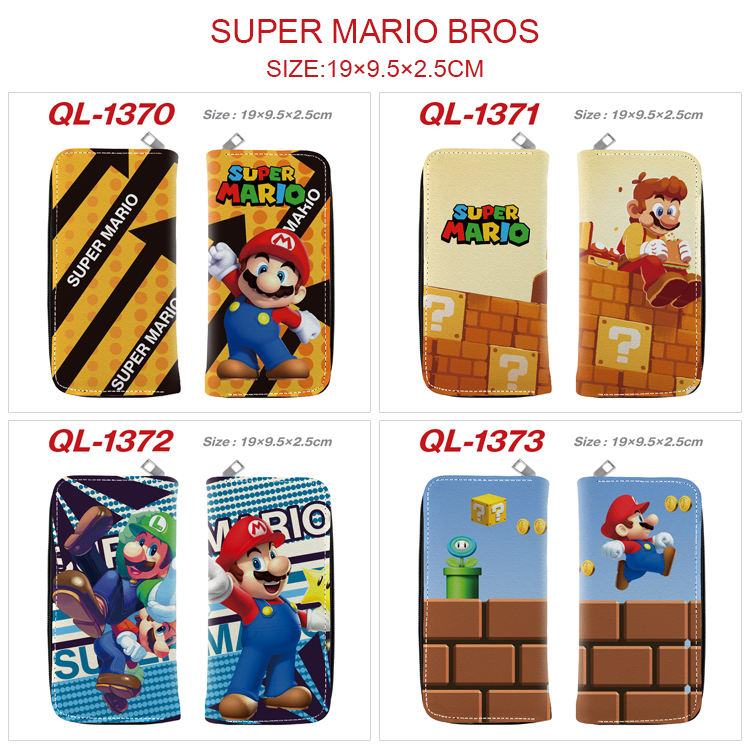 super mario anime wallet