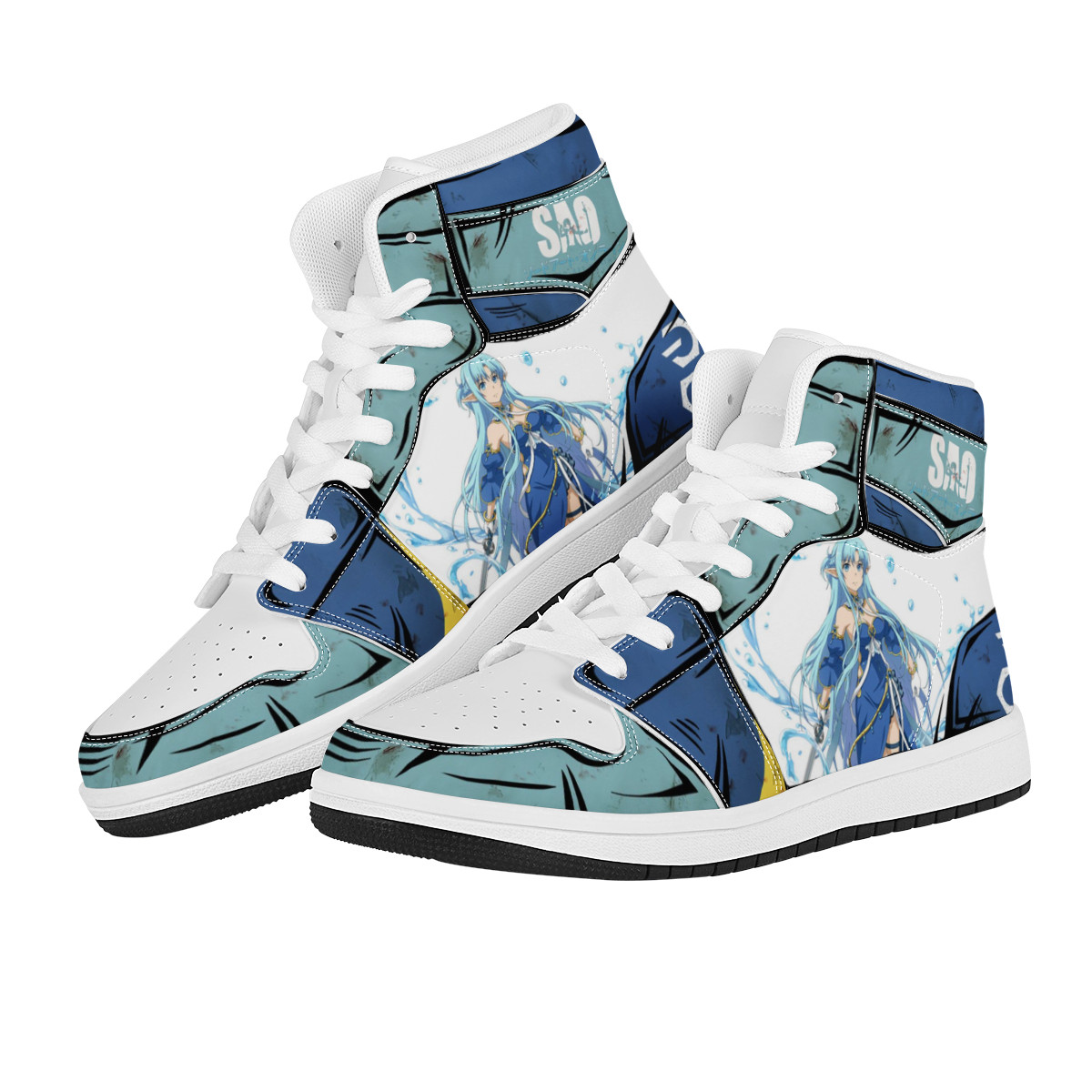 Sword art online anime sneakers shoe US men size 6-15,women size 5-12