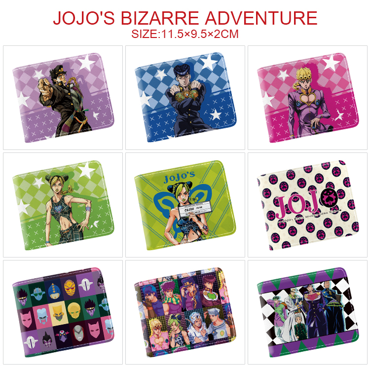 JoJos Bizarre Adventure anime wallet