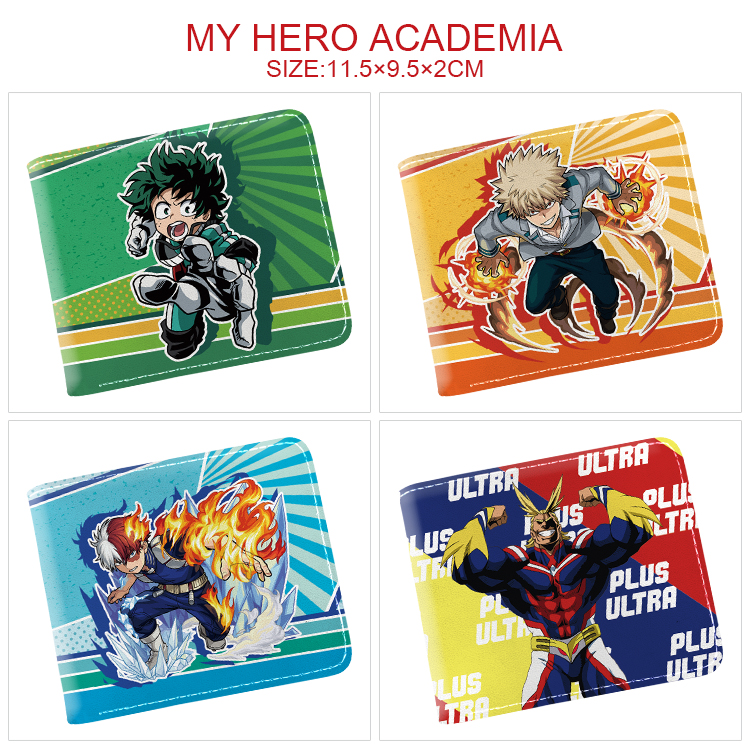 my hero academia anime wallet