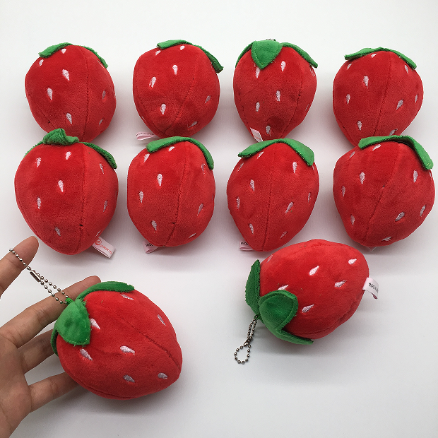 Strawberry Plush 9cm for 10 pcs