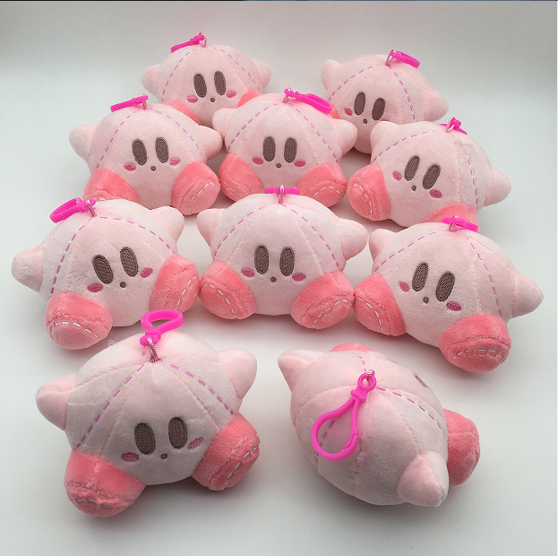 Kirby anime plush 14cm fou 10pcs