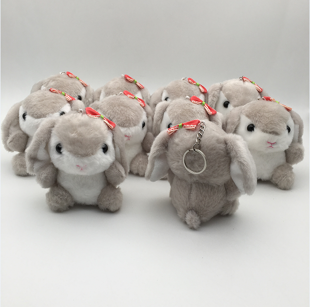 Long eared rabbit anime plush for 10pcs 10cm