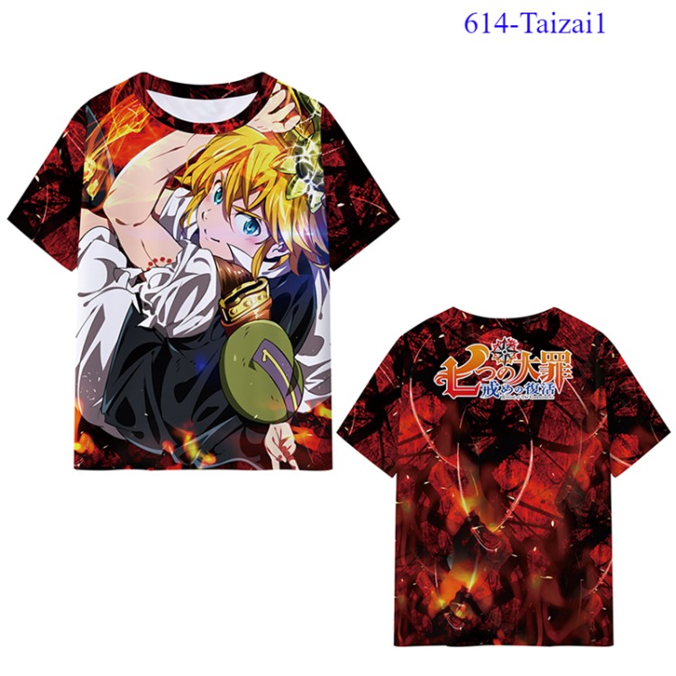 Seven deadly sins anine T-shirt