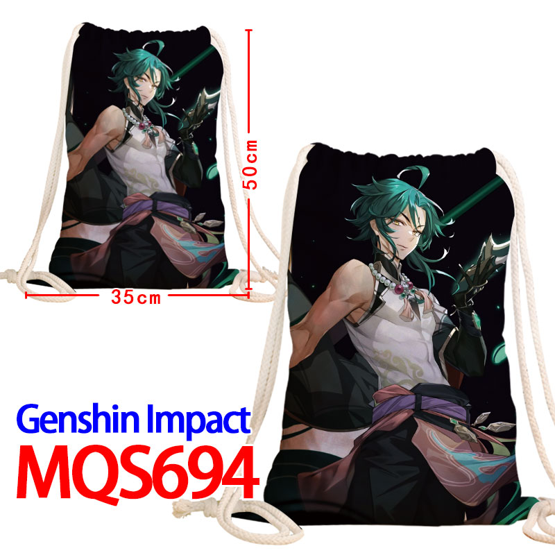 Genshin Impact Noelle anime bag