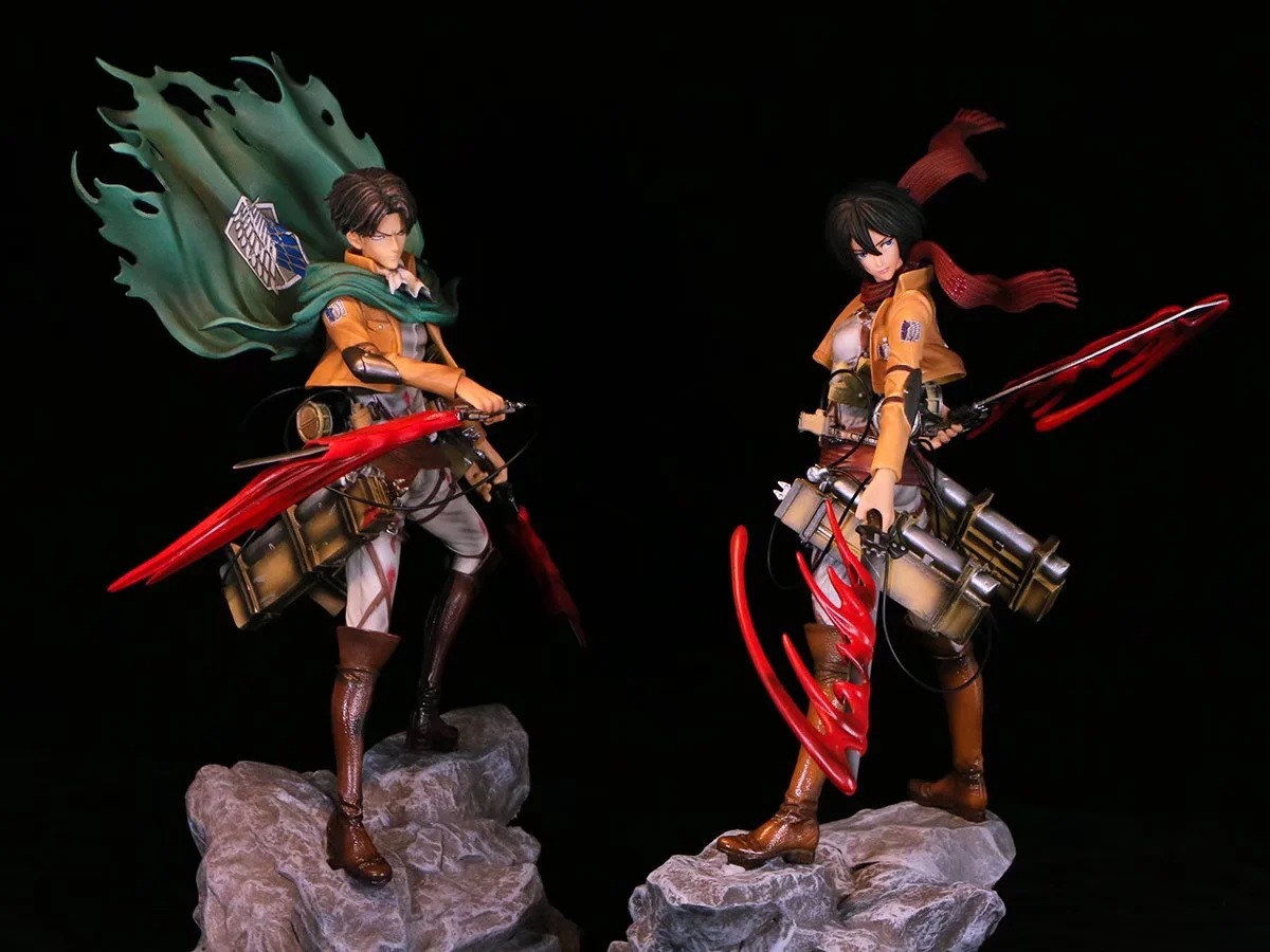attack on titan anime figure 35cm