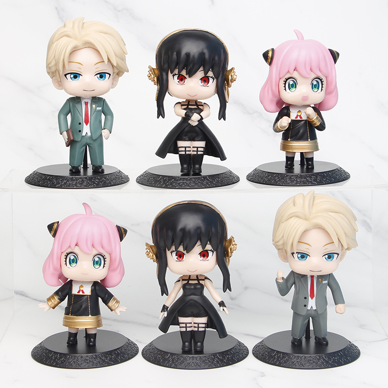 Spy x Family anime figure for 6 pcs/set 10cm