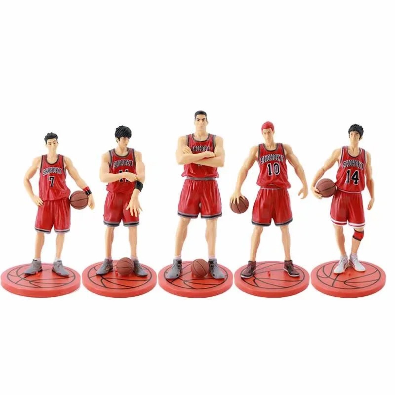 Slam dunk anime figure for 5pcs 20-22.5cm