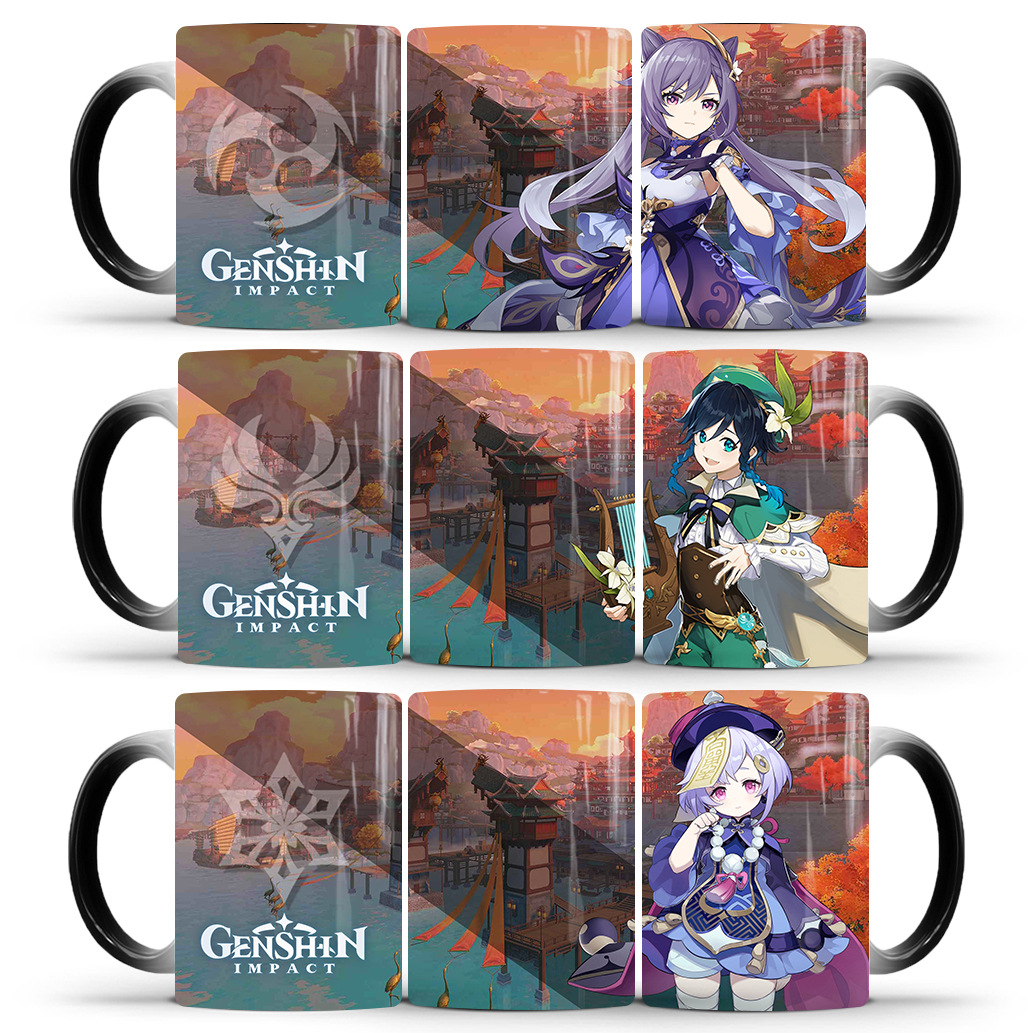 Genshin Impact Noelle anime discolor mug