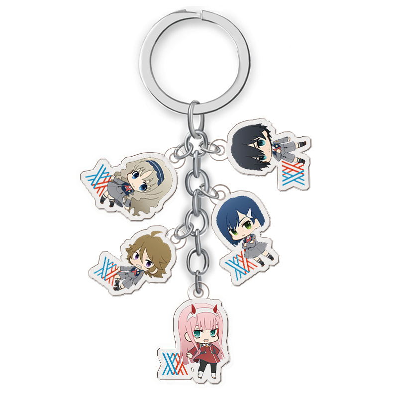 Darling in the franxx anime keychain