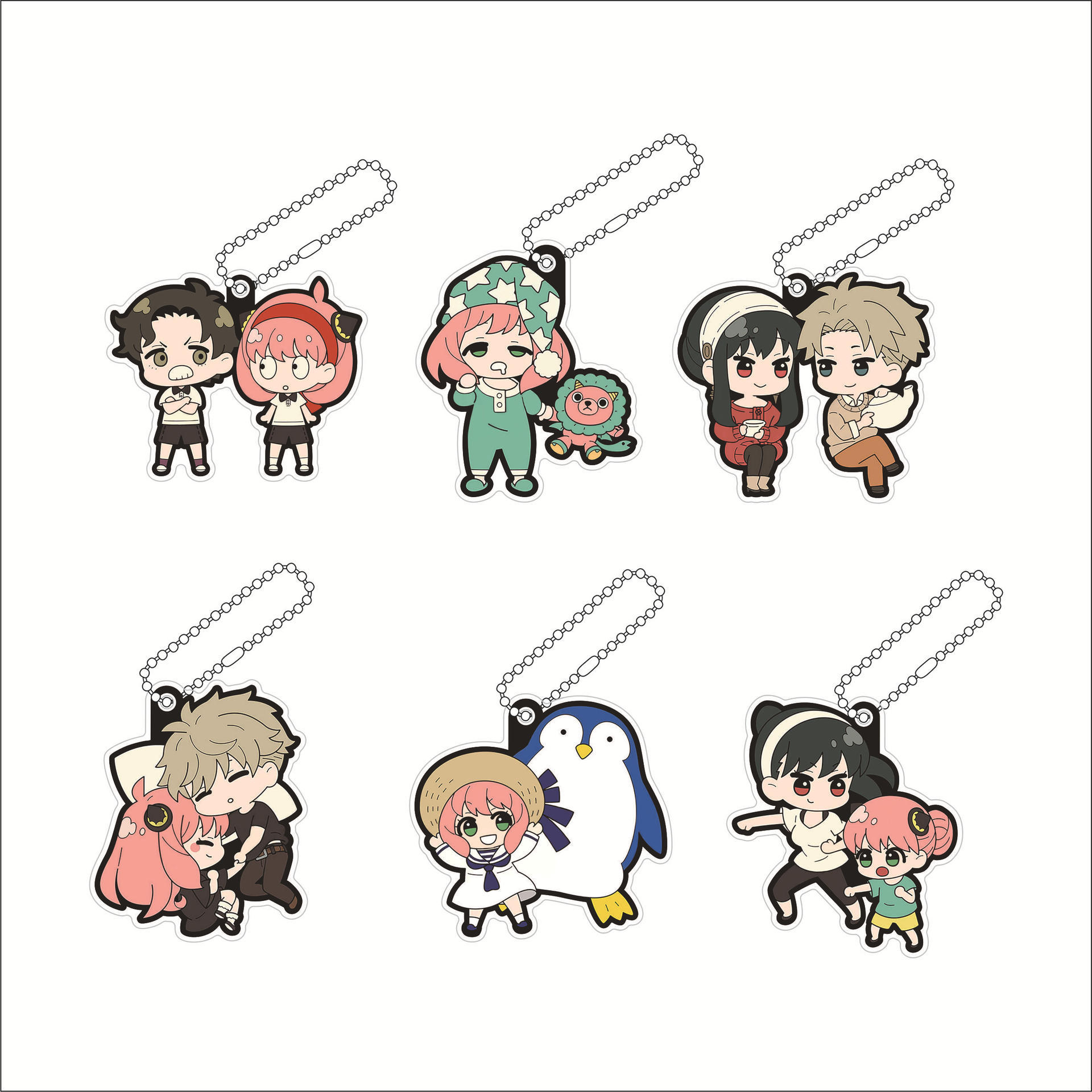 Spy x Family anime keychain