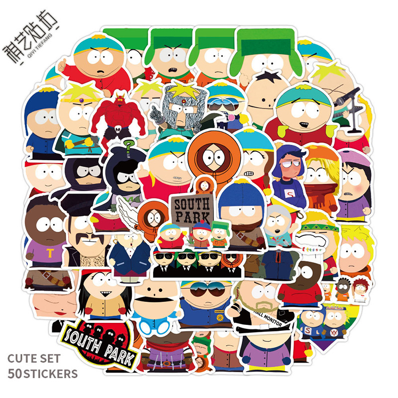 South park anime sticker 50 pcs/set