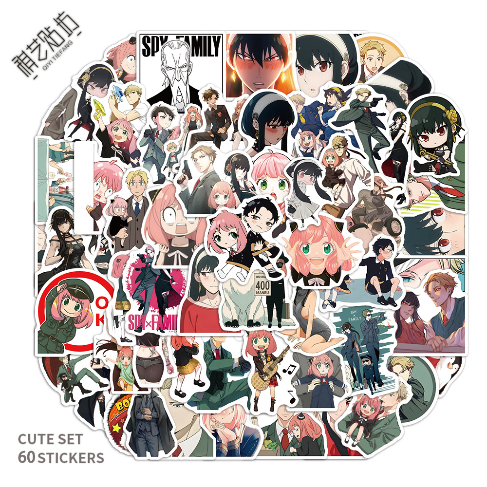 Spy x Family anime sticker 60 pcs/set