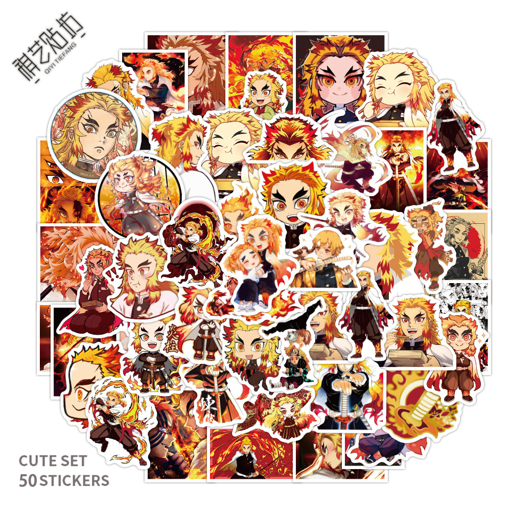 demon slayer kimets anime sticker 52 pcs/set