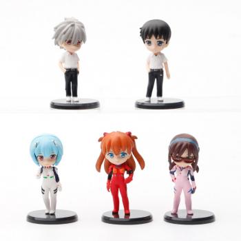 EVA amine figures set(5pcs a set)(OPP bag)