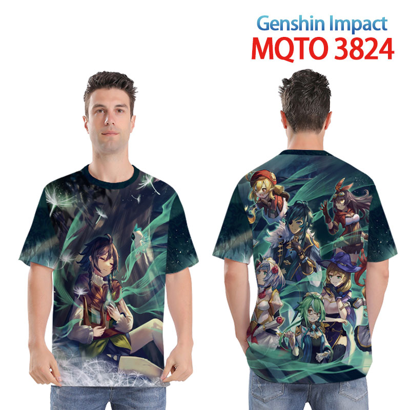 Genshin Impact Noelle anime T-shirt