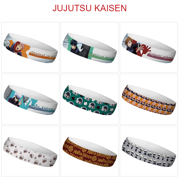 jujutsu kaisen anime sweatband