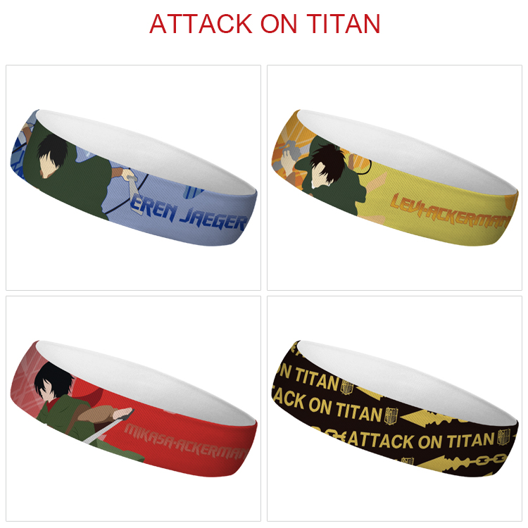 attack on titan anime sweatband