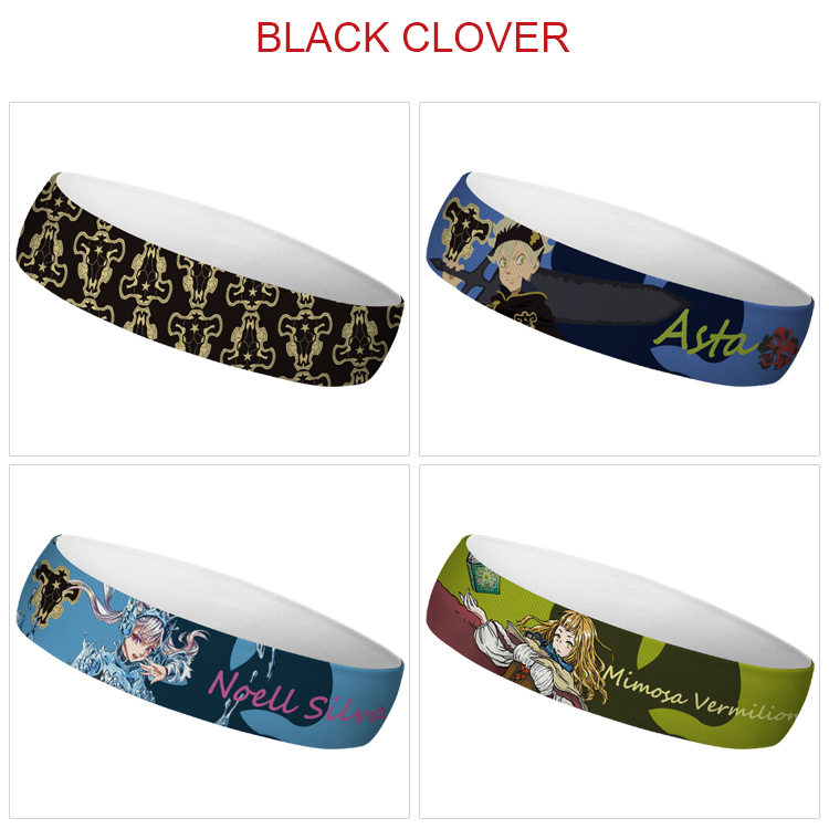Black Clover anime sweatband