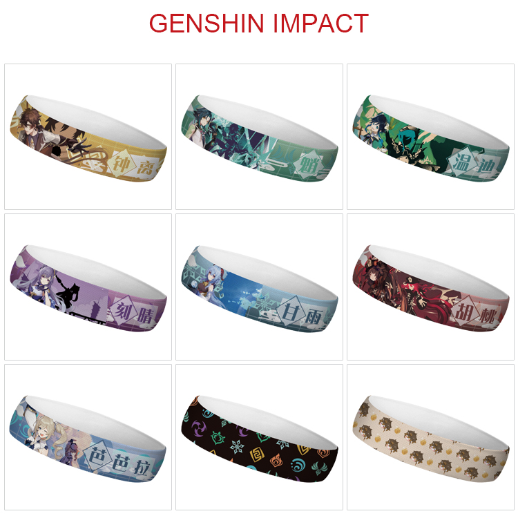 Genshin Impact Noelle anime sweatband