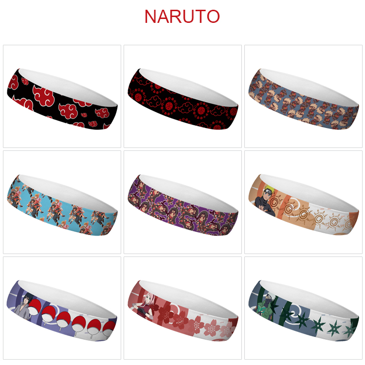 naruto anime sweatband