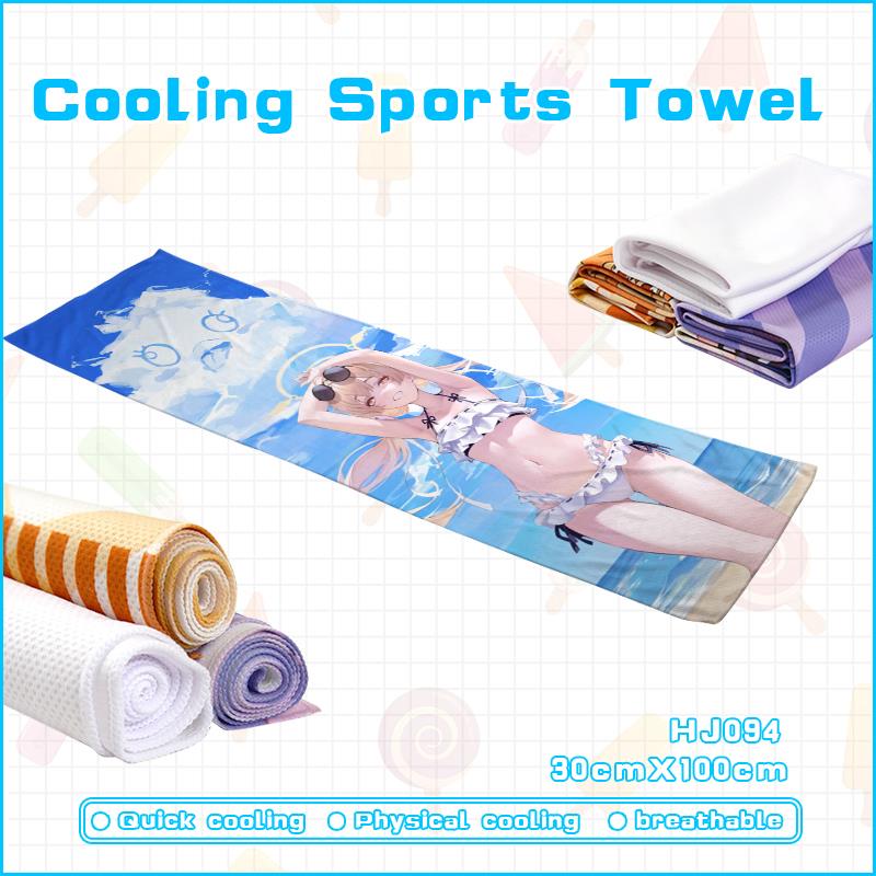 Anime cooling sports towel